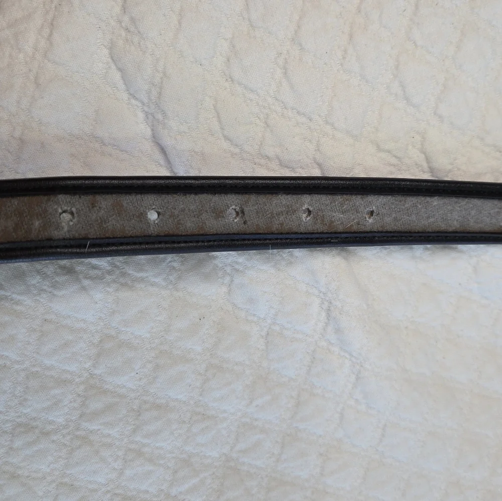 Amanda Smith Zebra Print Calf Hair Thin Belt - Picture 5 of 9